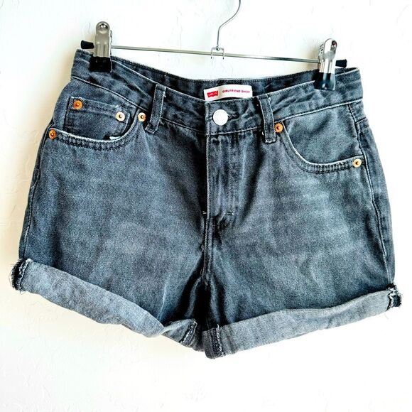 Levi’s Girl Girlfriend Shorts Size 14 reg - Picture 1 of 6